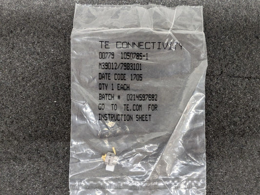 New, AMP/Tyco, 1050785-1, CONN COAXIAL CONNECTOR 2001 8101 92