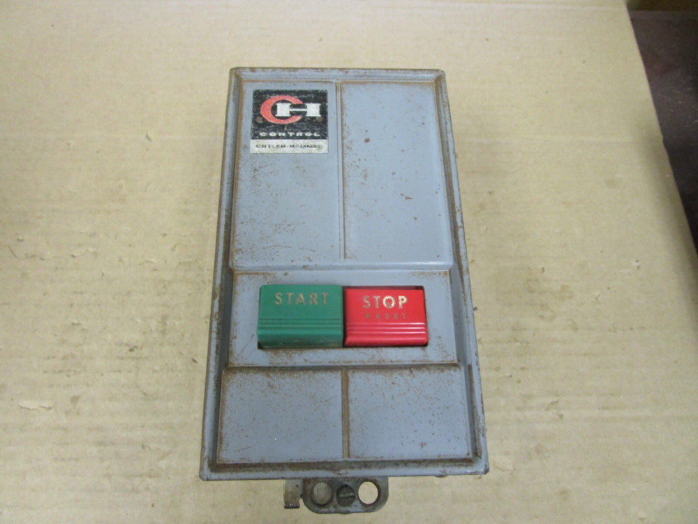 CUTLER HAMMER ENCLOSED START/STOP STARTER 9115H171G SZ 0 3PH