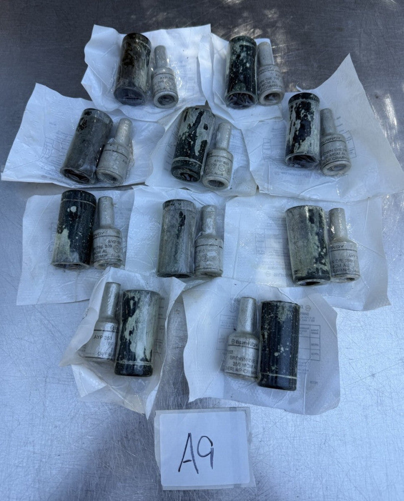 Lot Of 10 - BURNDY HYPLUG - AYP350 - 350 MCM - Unused