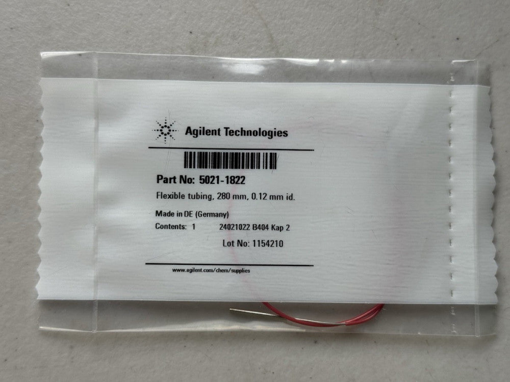 Agilent 5021-1822 Flexible Tubing, 280mm, 0.12mm id - New
