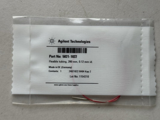 Agilent 5021-1822 Flexible Tubing, 280mm, 0.12mm id - New