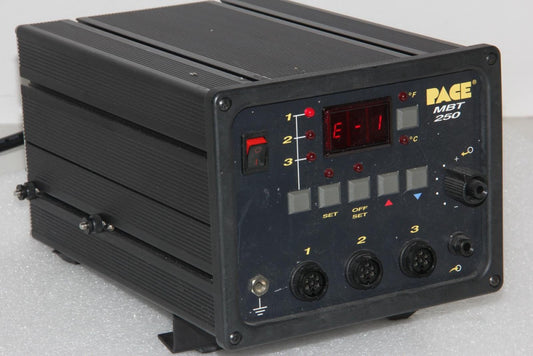 PACE MBT250 3-Ch Soldering Desoldering Rework Station with SX-80 + ThermoTweez