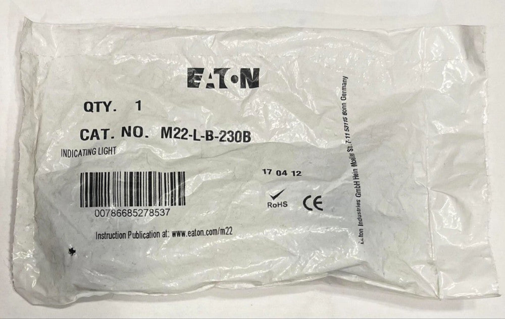EATON M22 L B 230B Blue Indicating Light M22-L-B-230B