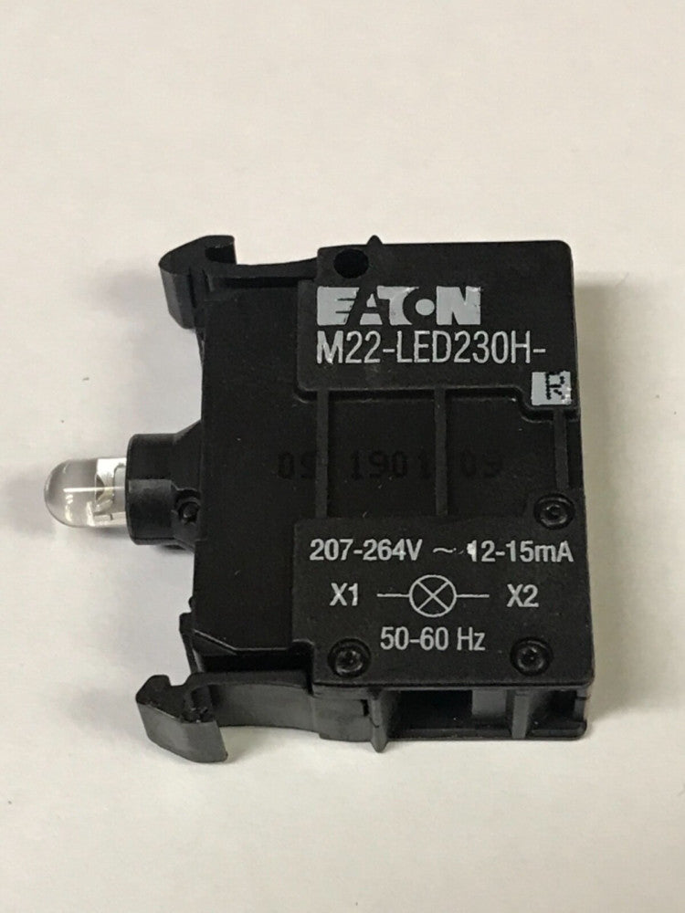 EATON M22 LED230H R 207-264VAC RED Pushbutton Light Lamp Module M22-LED230H-R