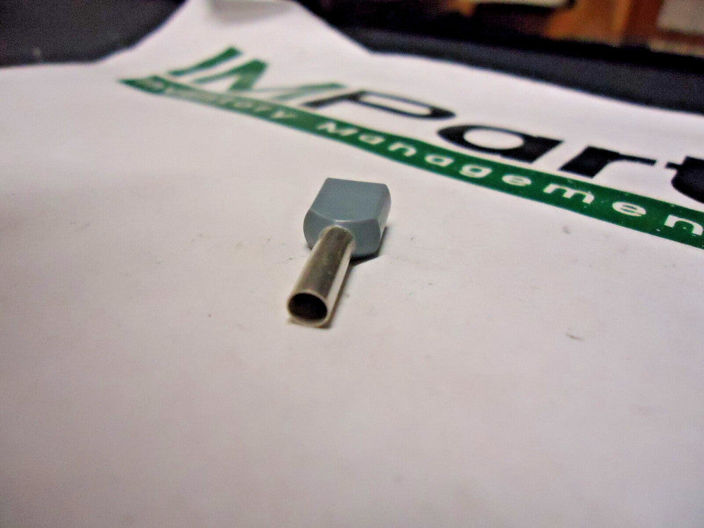 New, BM Group, BM-00560, Ferrule, 12 AWG, 2-wire, gray, follows DIN Standard