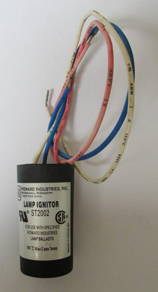 HOWARD INDUSTRIES INC. ST002 105° Ballast Lamp Type Lamp Ignition