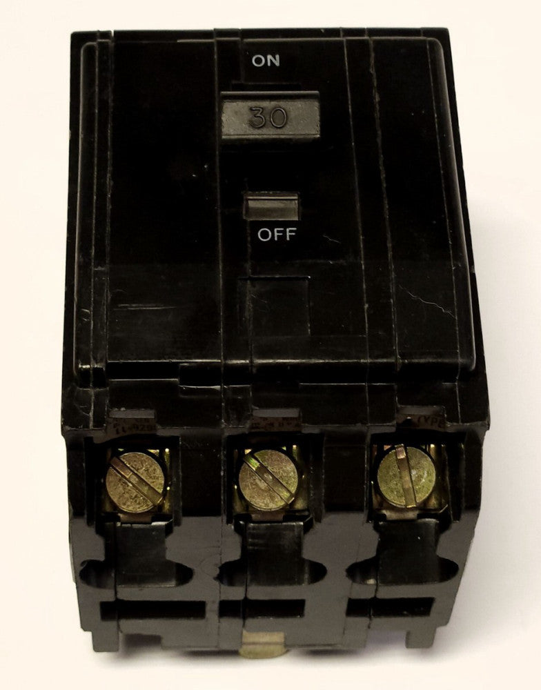 SQUARE D QOB330 3 Pole 30 AMP Type QO QOB Bolt In Circuit Breaker 120 240 VAC