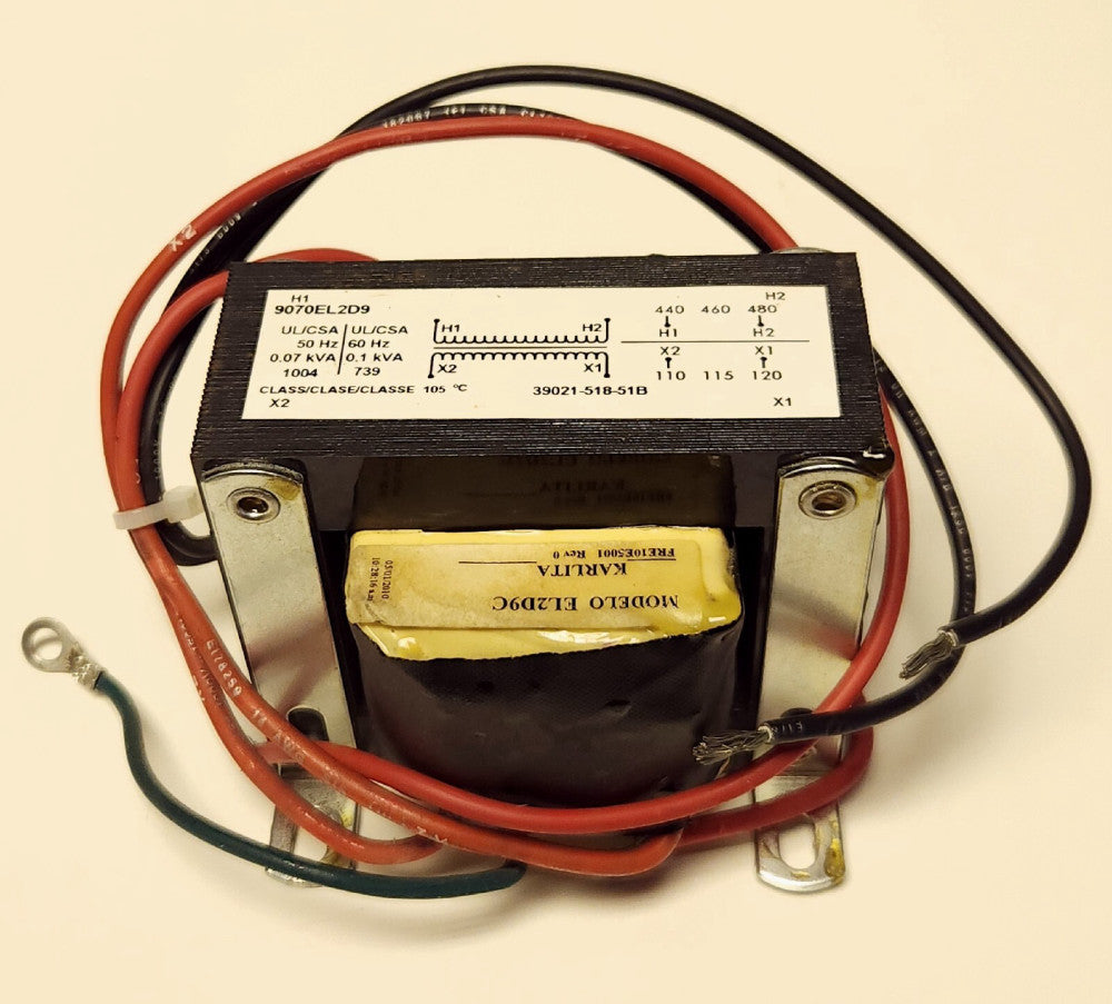 SQUARE D 9070EL2D9 Control Transformer .07-.1 KVA Primary 440-480 VAC Secondary