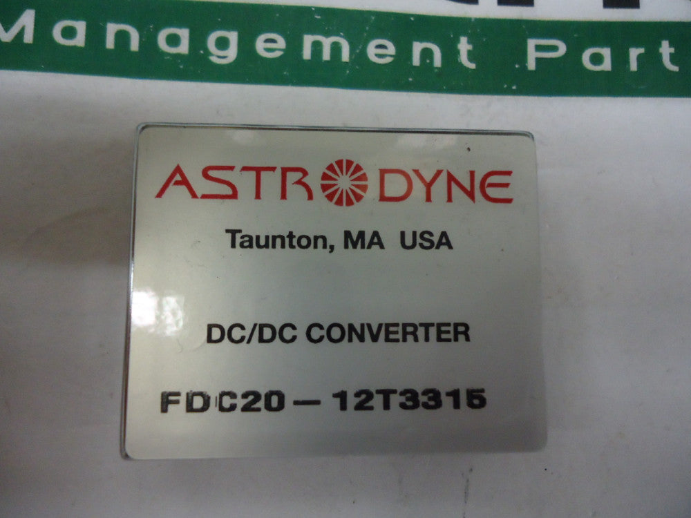 FDC2012T3315, Astrodyne, 20W REG/ISO triple output DC/DC converter, BRAND NEW!