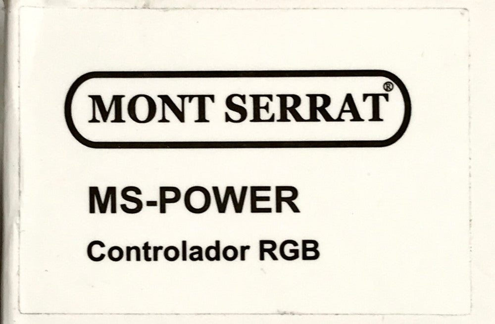 MONT ERRAT MS-POWER RGB Controller 12-36VDC 30 AMP Controlador RGB MS Power