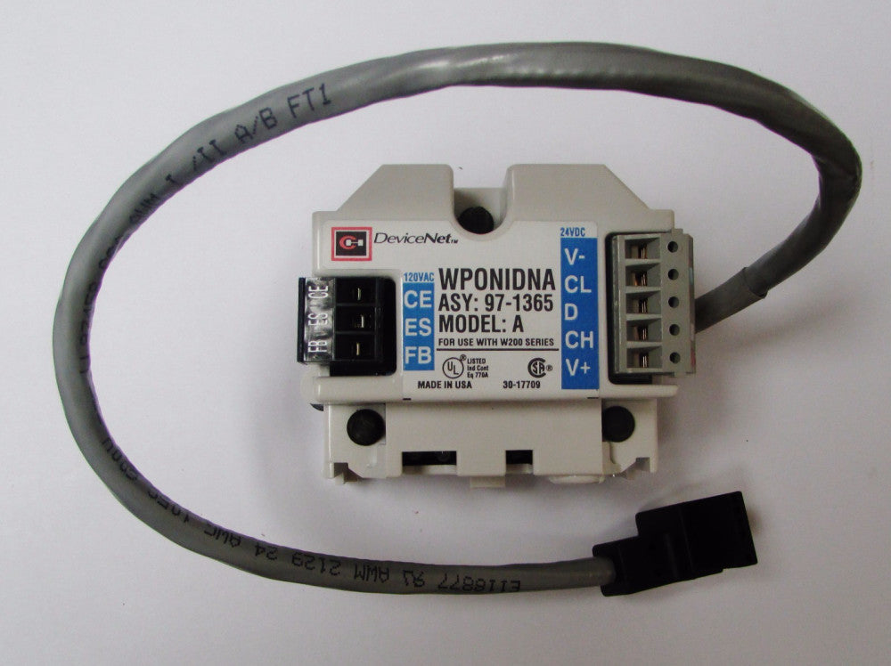 EATON CUTLER HAMMER WP0NIDNA W200 Advantage Device Net Module 97 1365 WPONI DNA