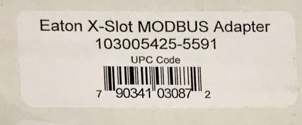 EATON 103005425 5591 X Slot MODBUS Adapter Module RS-485 RS-232