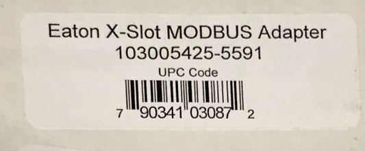 EATON 103005425 5591 X Slot MODBUS Adapter Module RS-485 RS-232