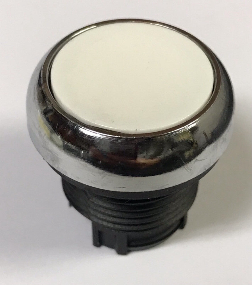 EATON M22M DR W White Flush Head Pushbutton Operator M22M-DR-W Metal Bezel