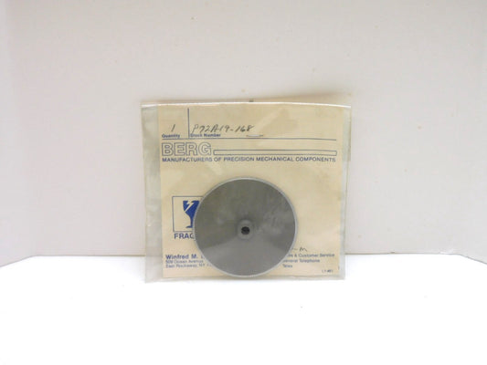 BERG P72A19-168 SPUR GEAR 72 PITCH 168 TEETH