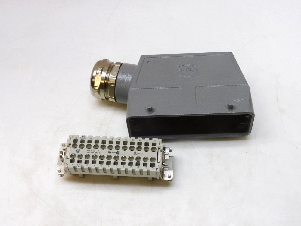 HARTING HAN 24ES-F 16A 500V 6KV 24 PIN CONNECTOR