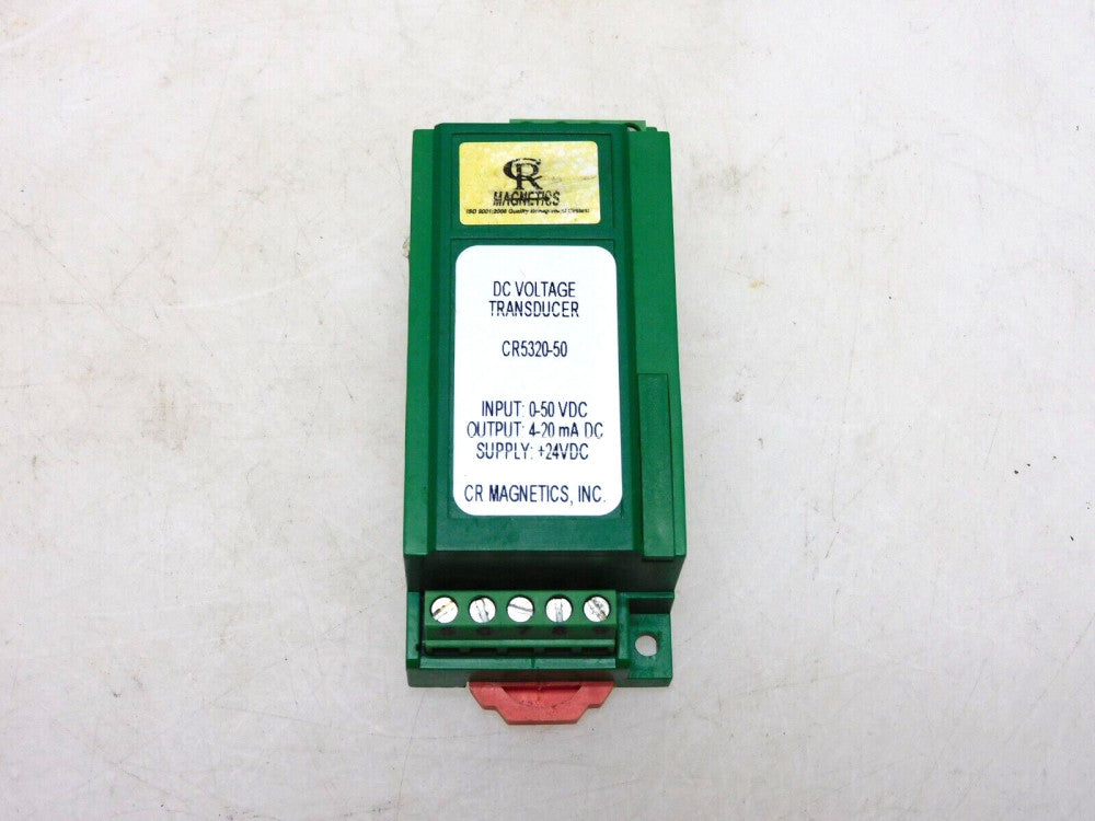 CR MAGNETICS DC VOLTAGE TRANSDUCER CR5320-50 50VDC 24VDC