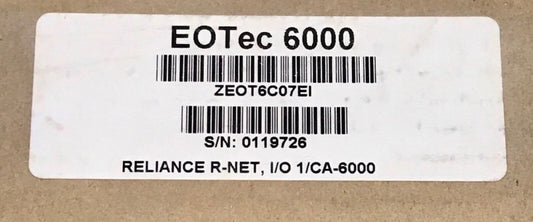 EOTEC 6000 ZEOT6C07E1 6C07 Interface Module Reliance R-NET I/O 1/CA-6000