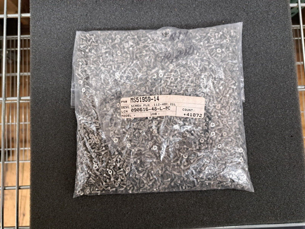 New, Integratech, MS51959-14, Mil. Spec, Phillips Screw, Sold as lots of 100