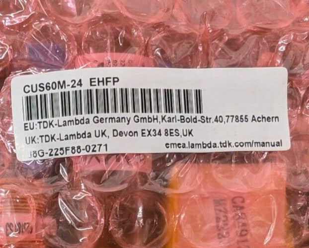New, TDK-Lambda, CUS60M-24, AC/DC CONVERTER 24V 60W