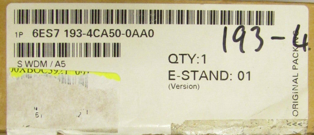 (Box of 5) SIEMENS E STAND SIMATIC Terminal Module 6ES7 193 4CA50 0AA0