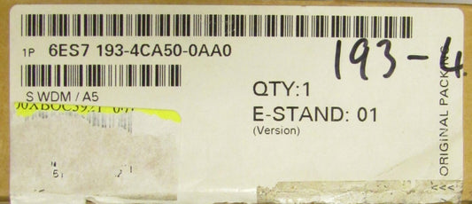 (Box of 5) SIEMENS E STAND SIMATIC Terminal Module 6ES7 193 4CA50 0AA0