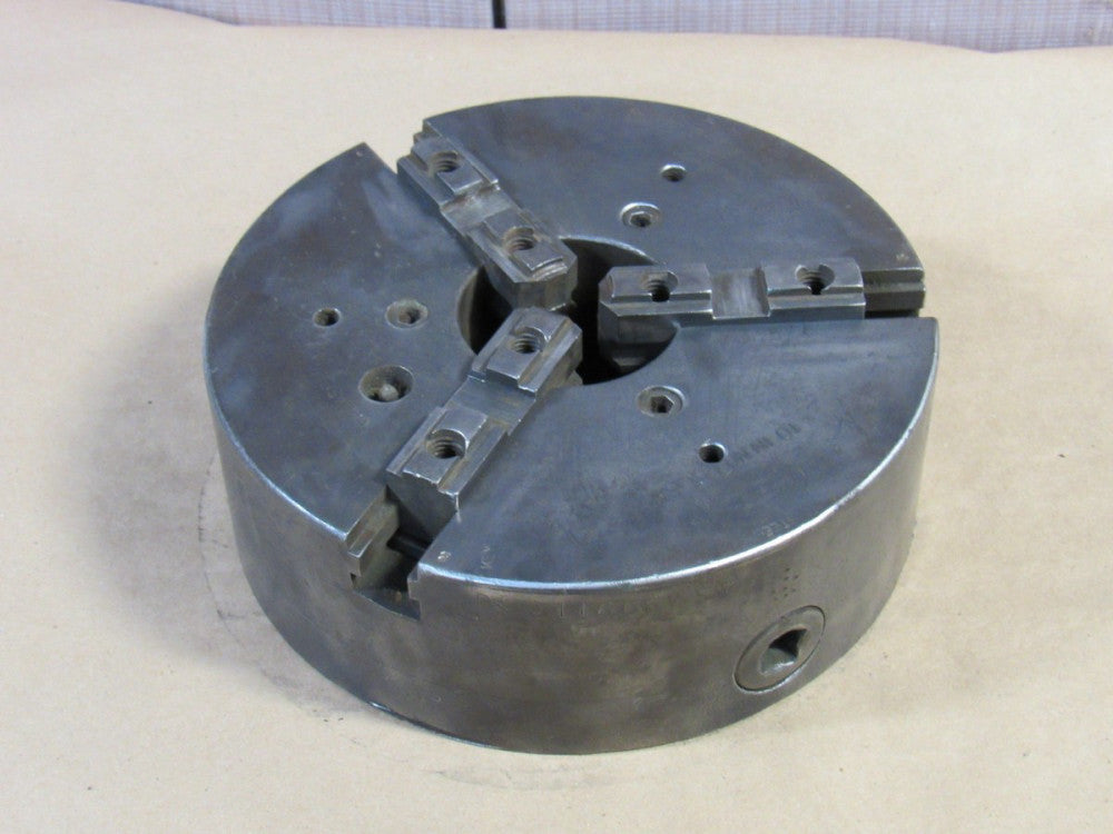 UNION 3 JAW LATHE CHUCK DPC11608WSP 123-K 10"DIA - USED