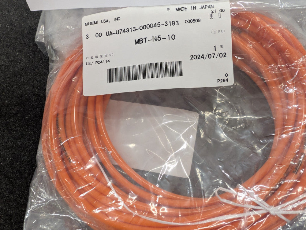 New, Misumi, MBT-N5-10, ROUND BELTS - POLYURETHANE 