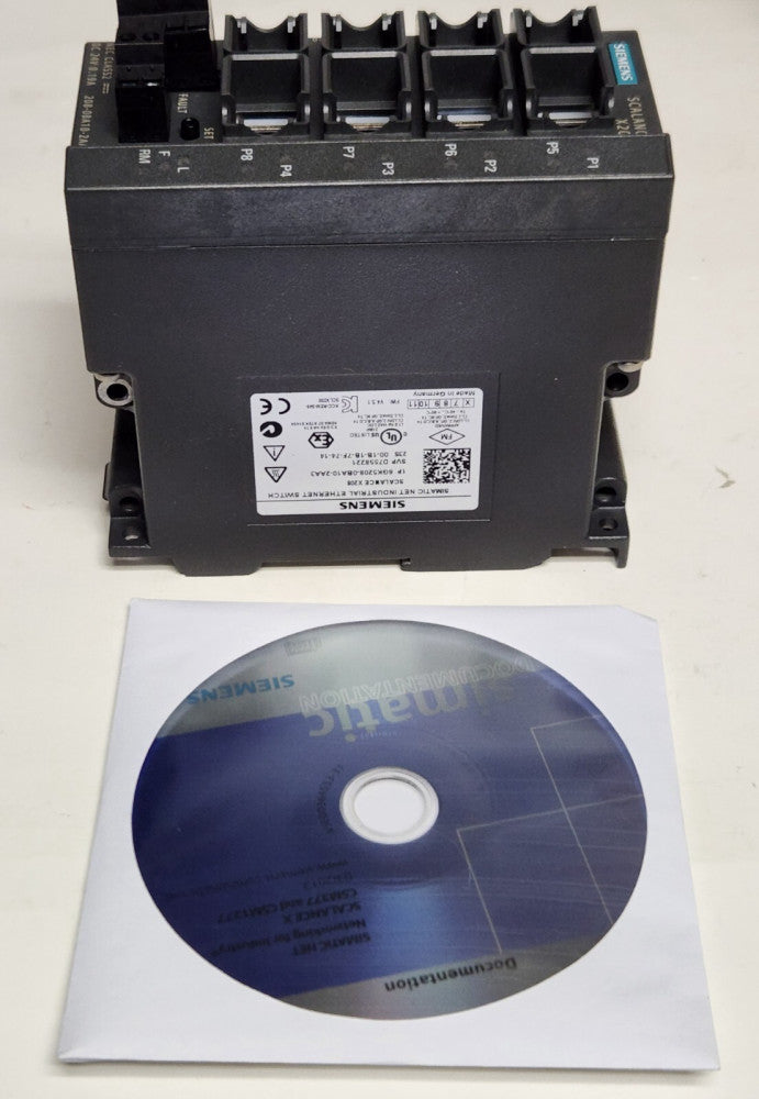SIEMENS 6GK25208 0BA10 2AA3 SIMATIC NET Industrial Ethernet Switch SCALANCE X208