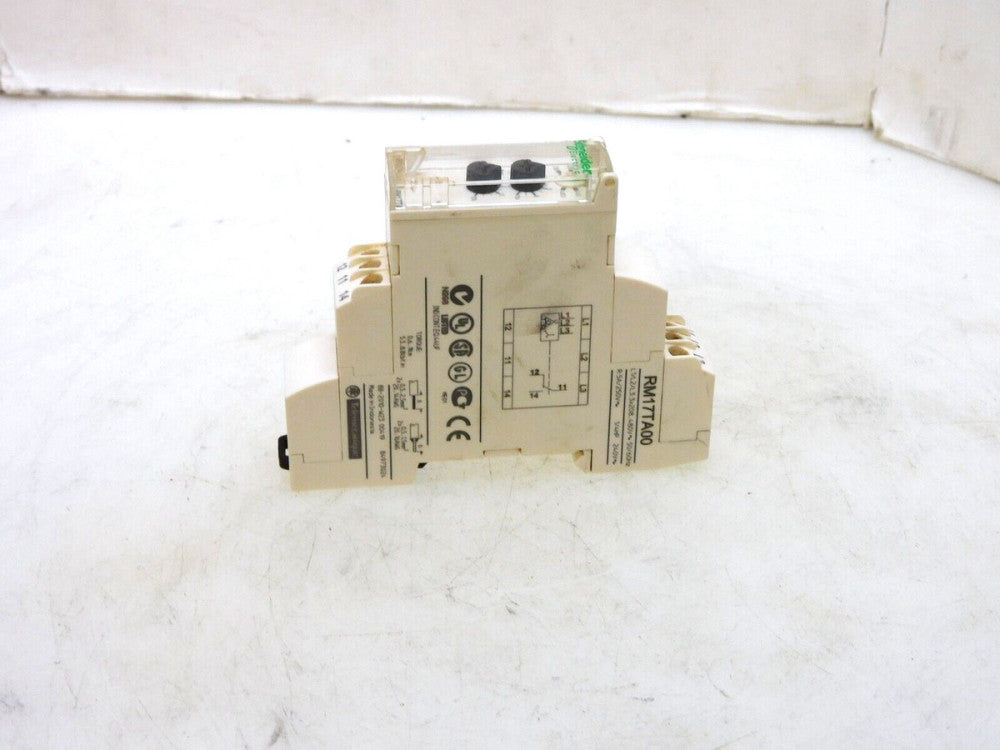 SCHNEIDER RM17TA00 ELECTRONIC CONTROL TIMER RELAY 208-480V 0,1-10S 5-15%