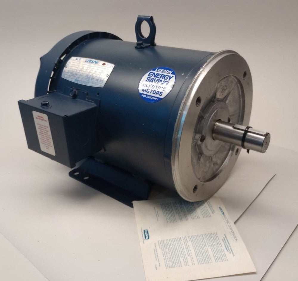 Leeson G131173.00 Electric Motor 5hp 3ph 3510rpm C184T34FK16A JX184TC TEFC