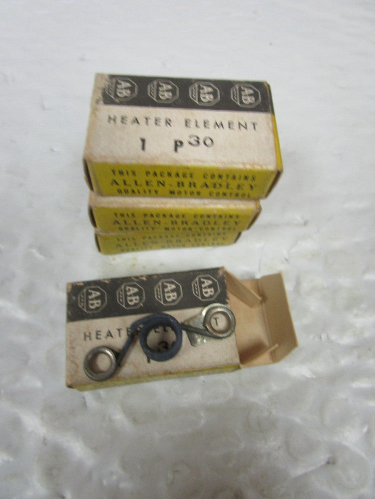 NEW LOT OF 4  ALLEN BRADLEY P30 HEATER ELEMENT