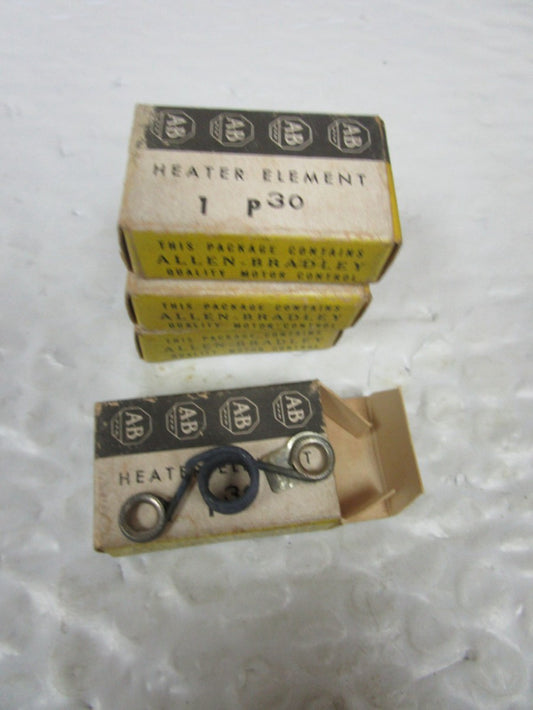 NEW LOT OF 4  ALLEN BRADLEY P30 HEATER ELEMENT