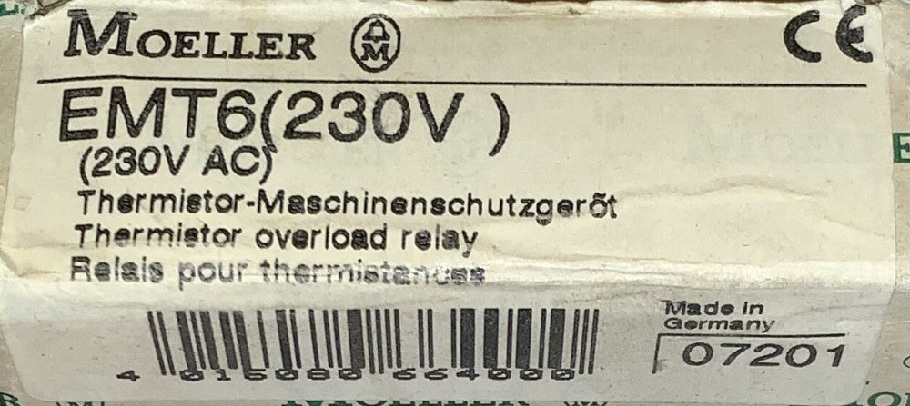 Eaton Moeller EMT6 (230V) (230VAC) EMT6 Thermistor Overload Relay 230 VAC