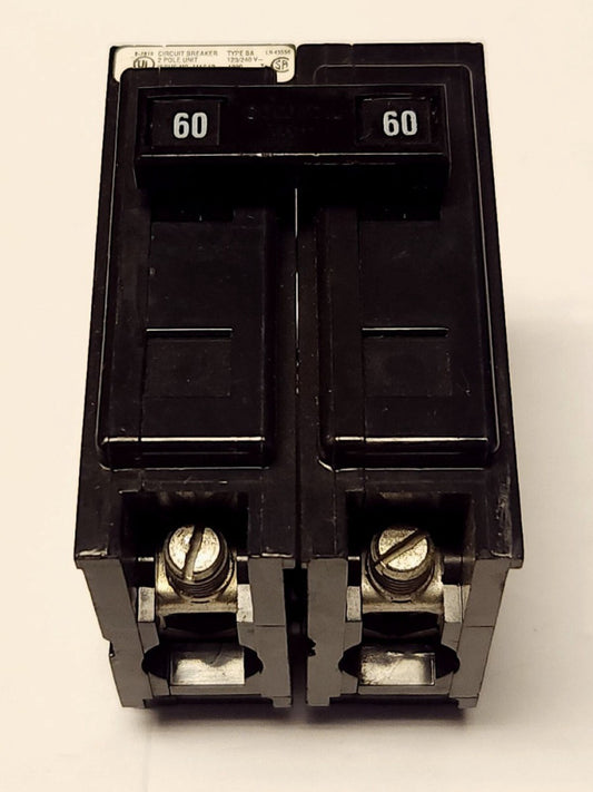 EATON CUTLER HAMMER BAB2060 2 Pole 60 AMP Type BA BAB Circuit Breaker