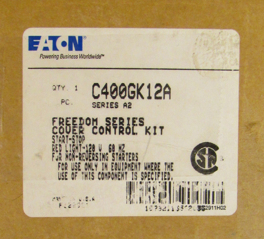 EATON CUTLER HAMMER Freedom Series Start Stop Cover Control Kit C400GK12A