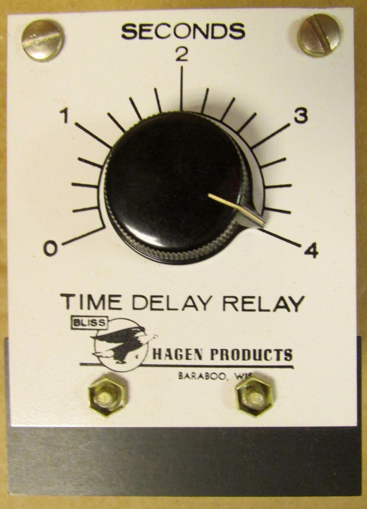 BLISS EAGLE SIGNAL HAGEN PRODUCTS 78 0 A 200 10 15 Amp 4 Second 120V Timer 