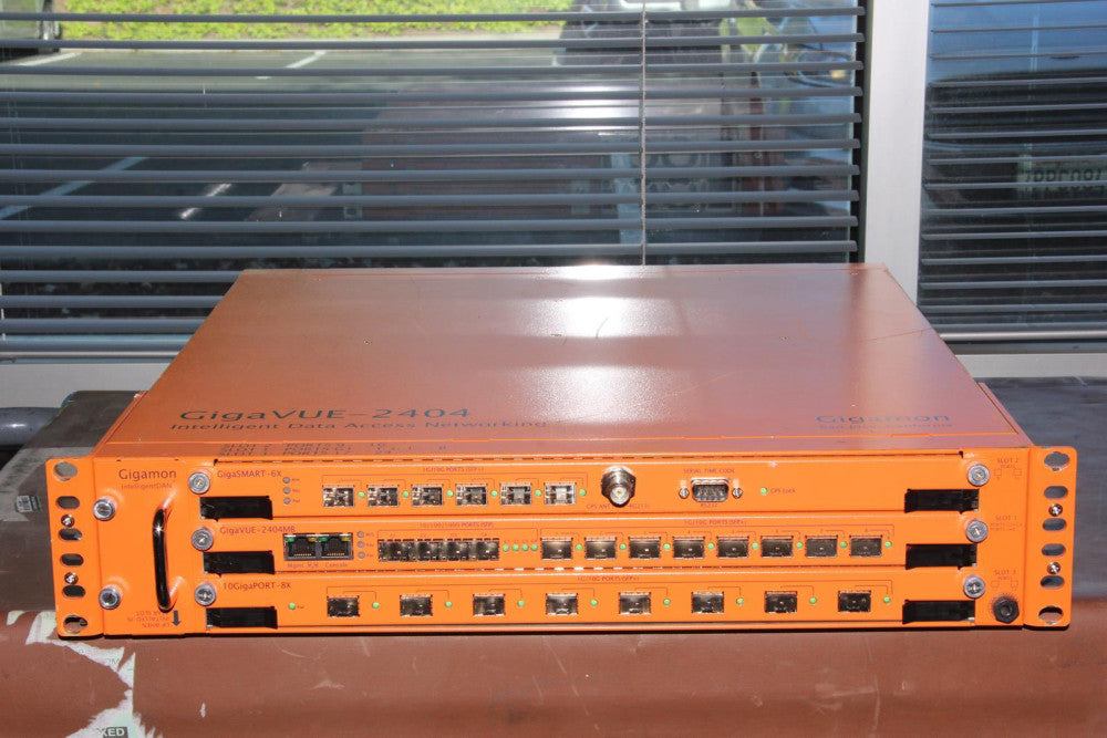 GIGAMON SYSTEMS GIGAVUE-2404 Data Access Sys GigaSMART-6X GigaVUE-2404MB 10Giga