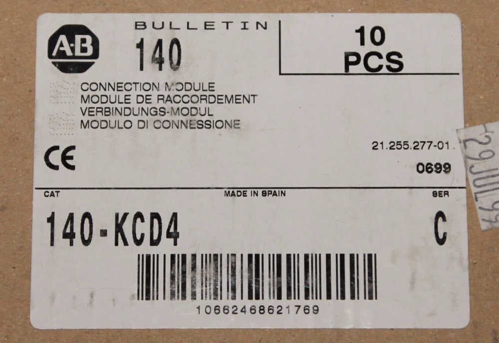 Allen Bradley 140-KCD4 140-MN 100-M Connector Connection Module