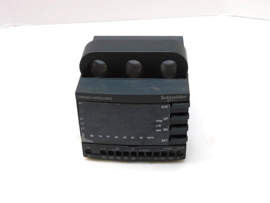 SCHNEIDER I3M420-WRDUWZ ELECTRONIC OVER CURRENT RELAY 100-240VAC/DC 50/60Hz