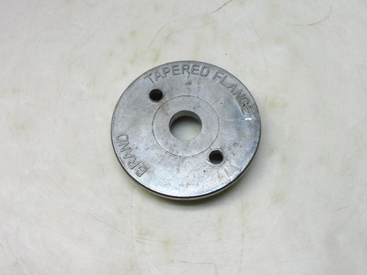 Tapered Flange 3898 Deburring Wheel Flange 3" Dia 3/4" ID