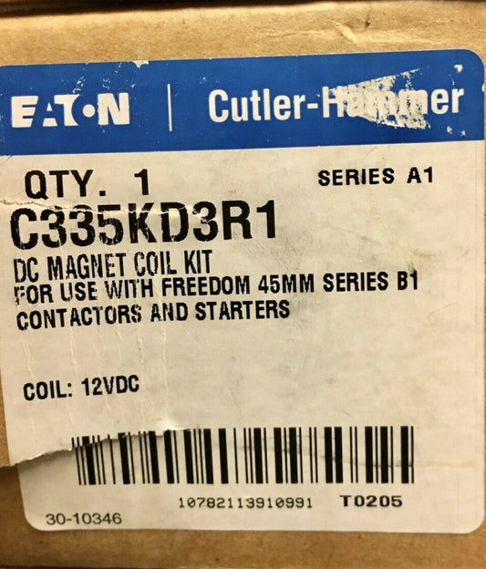EATON CUTLER HAMMER C335KD3R1 45mm Size 2 Starter 12V DC Magnet Coil Kit 9298811