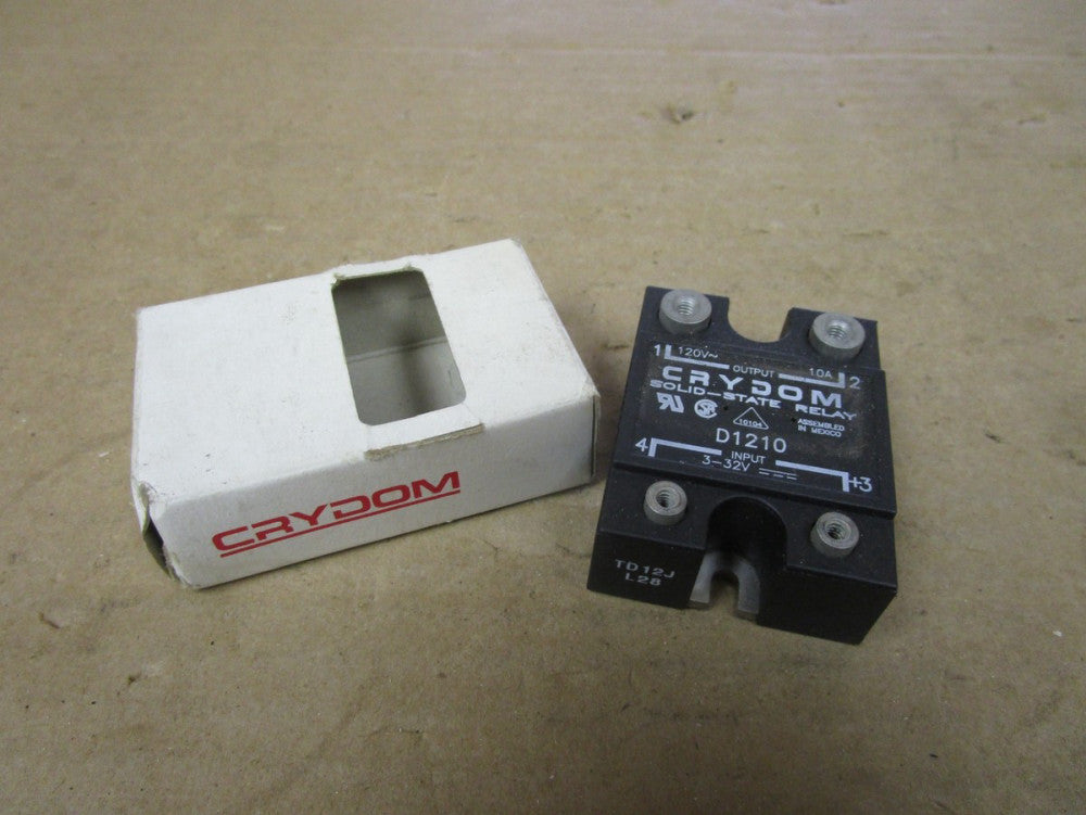 NEW CRYDOM SOLID STATE RELAY D1210 120V 10A 3-23V