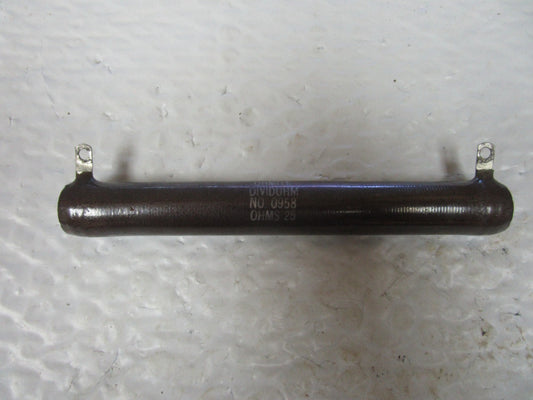 OHMITE 0958 WIREWOUND RESISTOR  25 OHMS 25Ω