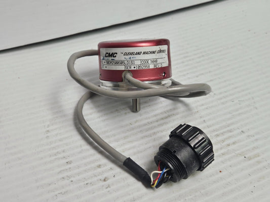CLEVELAND MACHINE CONTROLS CMC ENCODER 90DM2500G05LD1S1 SER 10 REV D - USED