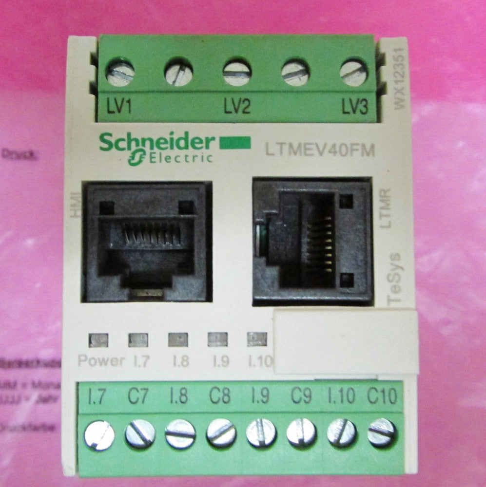 TELEMECANIQUE GROUPE SCHNEIDER LTMEV40FM Motor Management Expansion Module 