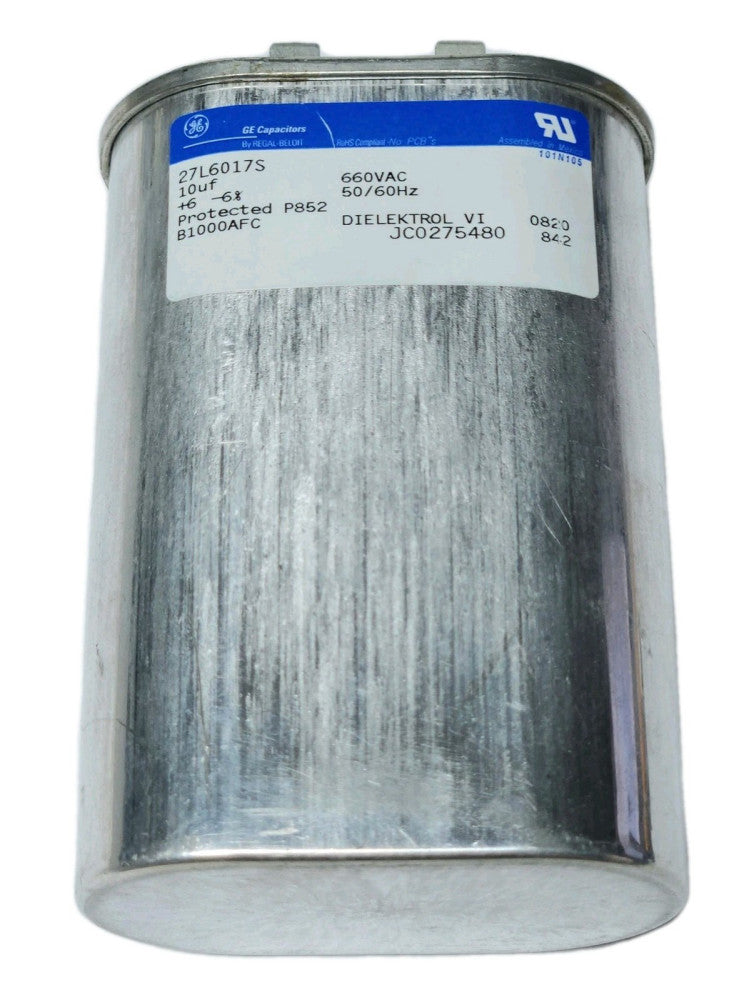 GENERAL ELECTRIC 27L6017S CAPACITOR 660 VAC DIELEKTROL VI JC0275480 B1000AFC