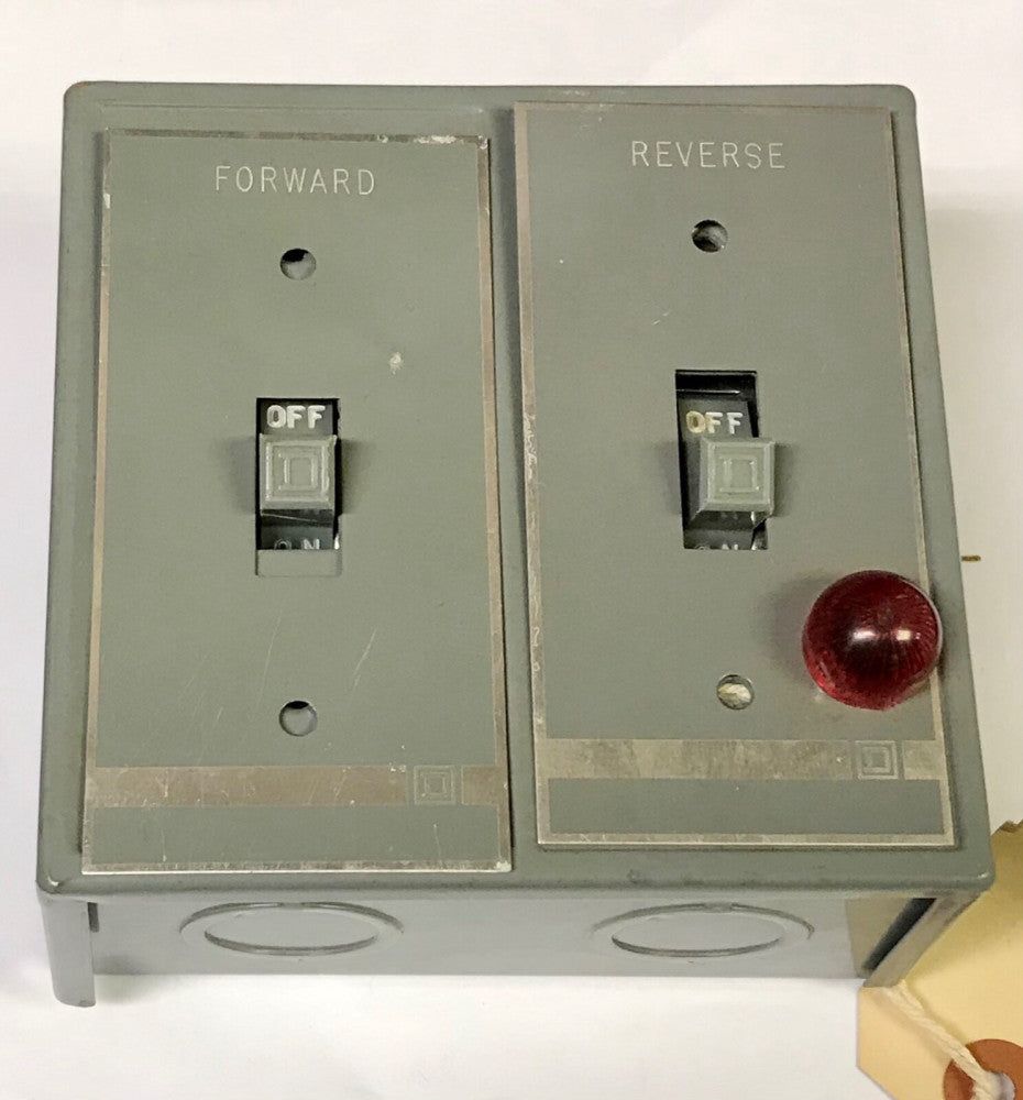 SQUARE D 2511 KG22B Forward Reverse Manual Starter Switch Nema 1 208-240 VAC 