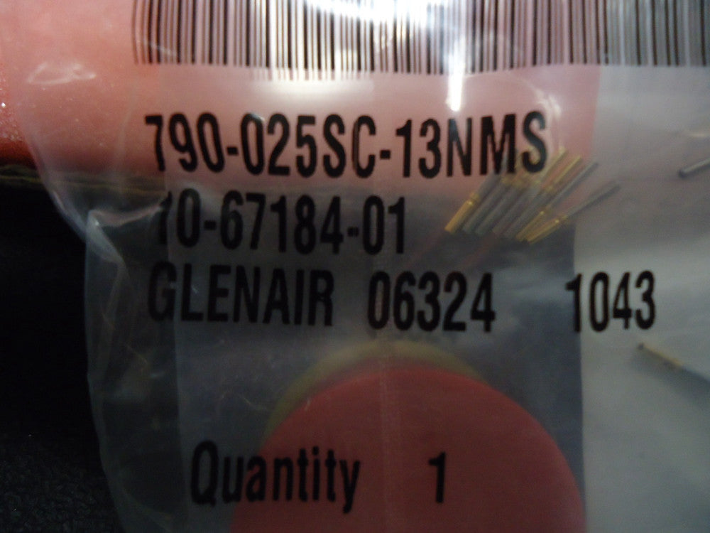 790-025SC-13NMS Glenair Conn 13-Pin Series 79 Male FH Hex ScrLck NEW!