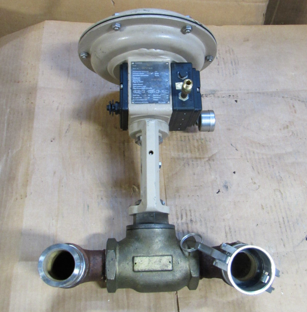SAMSON ACTUATOR CONTROL VALVE 3277 CL300 1-1/2"NPT B148 W/ POSITIONER 3760